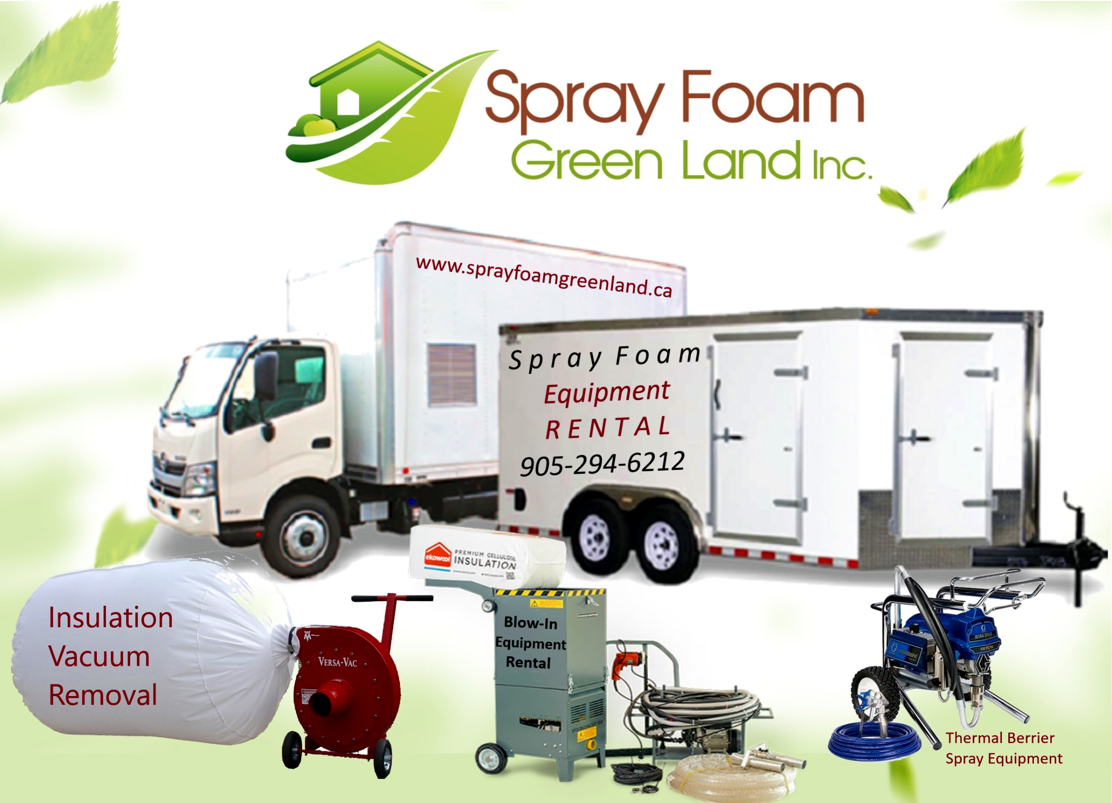 Spray Foam Insulation Equipment Rental for your next project!