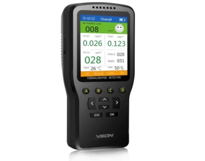 Air Quality Monitor,Formaldehyde Detector,Temperature & Humidity Meter